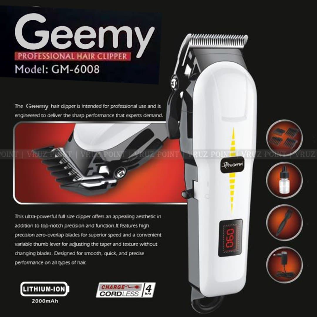 Geemy GM-6008 Professional Hair Clipper